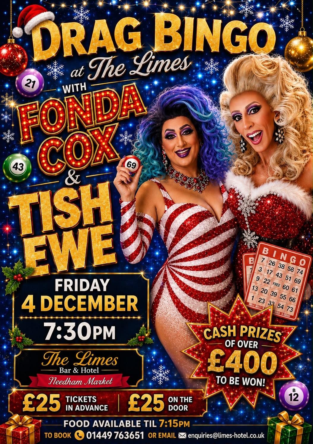 Drag Bingo with Fondacox and Tish Ewe